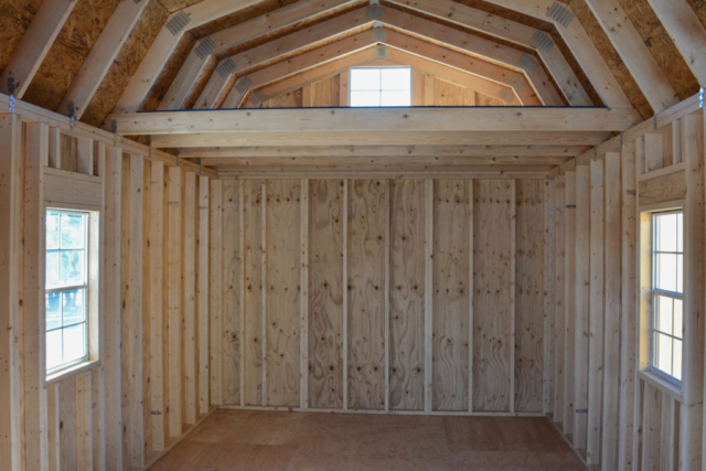 New Building: 12’x32′ Wrap Around Porch Lofted Barn Cabin