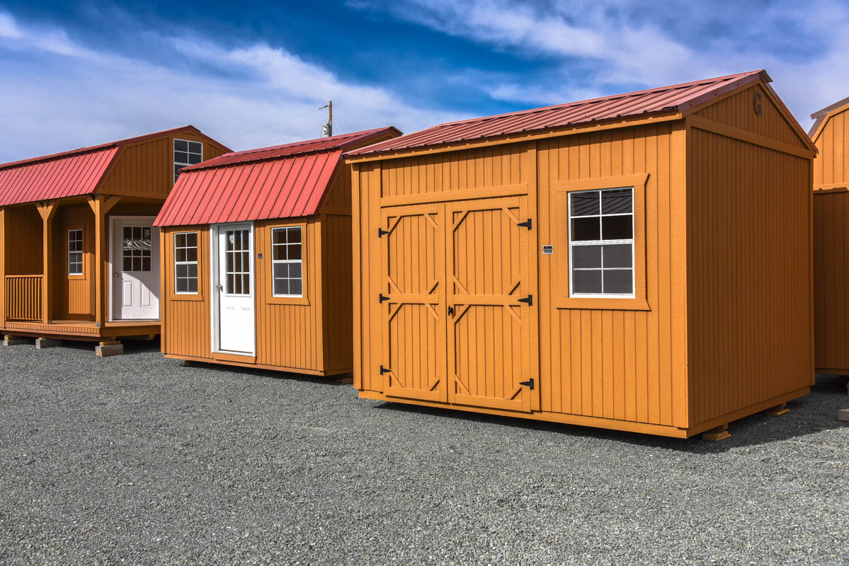 Just in: A 12′ x 20′ Side Lofted Barn. Spacious, plus 2 