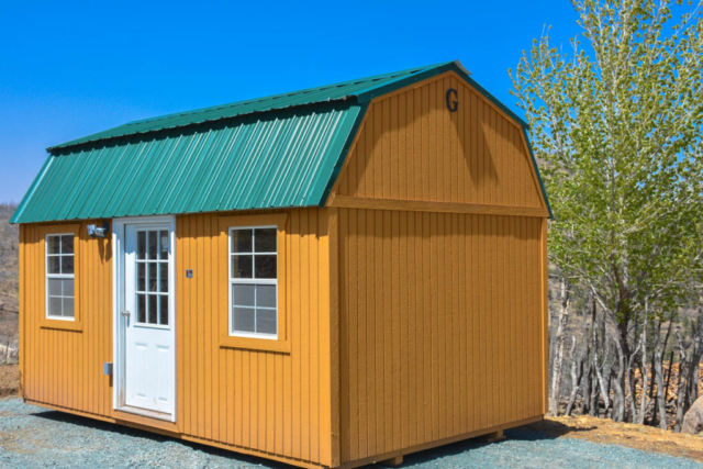 Just in: 10×16 Side Lofted Barn – Repo