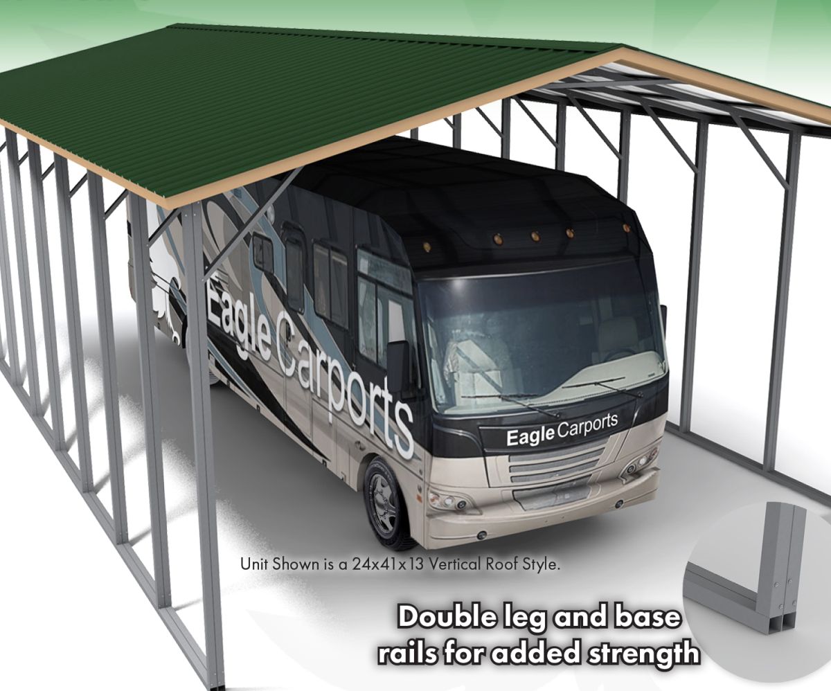 Eagle Carports RV Covers – 14 Gauge