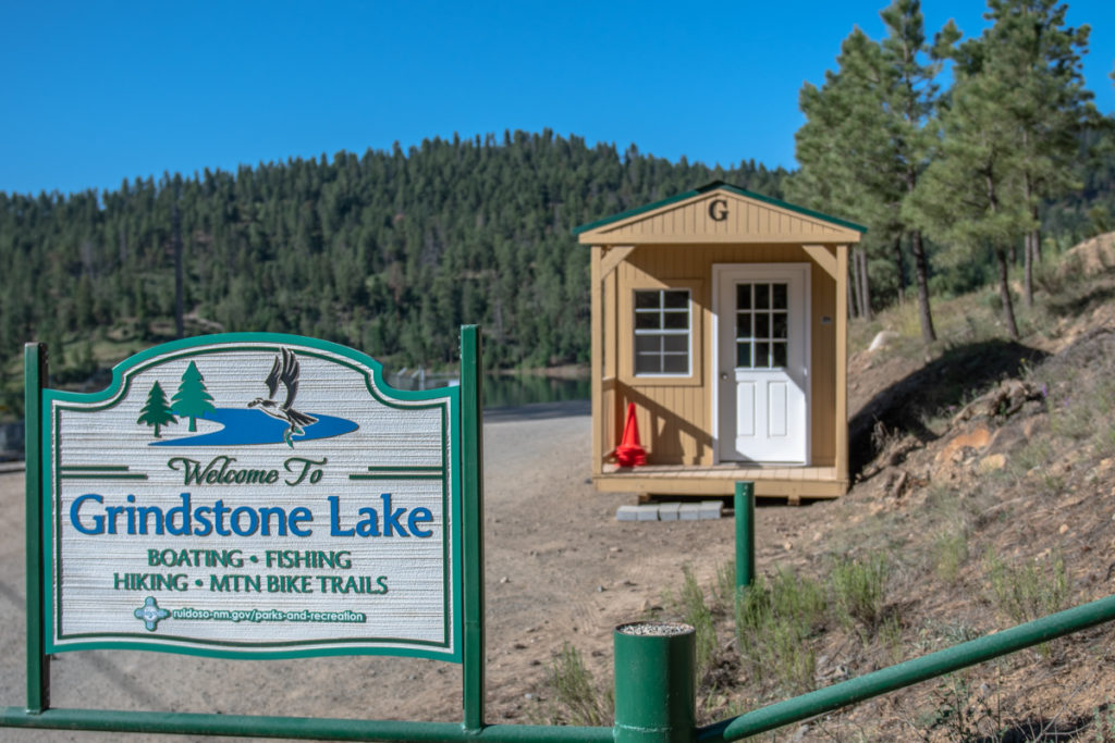 8 x 16 Cabin.  Ticket Office. Grindstone Lake. Ruidoso NM